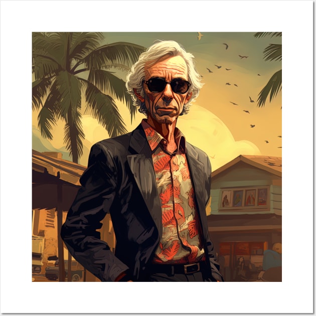 Bertrand Russell Wall Art by ComicsFactory